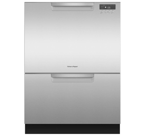 Fisher & Paykel Double Drawer Tall Dishwasher - Stainless Steel with Recessed Handle DD24DCTX9