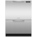 Fisher & Paykel Double Drawer Tall Dishwasher - Stainless Steel with Recessed Handle DD24DCTX9