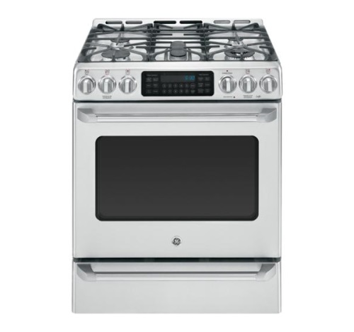 GE Café™ Series Slide-In Front Control Dual-Fuel Range with Baking Drawer C2S985SETSS GE Café™ Series Slide-In Front Control Dual-Fuel Range with Baking Drawer C2S985SETSS