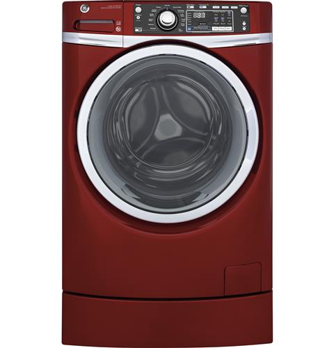 GE® ENERGY STAR® 4.9 DOE cu. ft. capacity RightHeight™ Design Front Load washer with steam GFW490RPK GE® ENERGY STAR® 4.9 DOE cu. ft. capacity RightHeight™ Design Front Load washer with steam GFW490RPK