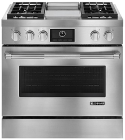 Jenn-Air® Pro-Style® Dual-Fuel Range with Griddle and MultiMode® Convection, 36"