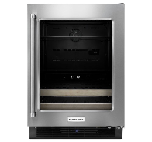 KitchenAid® 24" Stainless Steel Beverage Center with SatinGlide® Metal-Front Racks - Stainless Steel KitchenAid® 24" Stainless Steel Beverage Center with SatinGlide® Metal-Front Racks - Stainless Steel