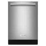 KitchenAid® 44 dBA Dishwasher with Dynamic Wash Arms - Stainless Steel KDTM404ESS