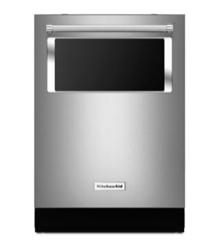 KitchenAid® 44 dBA Dishwasher with Window and Lighted Interior - Stainless Steel KDTM384ESS KitchenAid® 44 dBA Dishwasher with Window and Lighted Interior - Stainless Steel KDTM384ESS