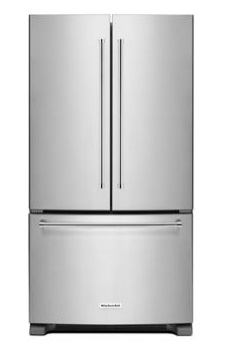 KitchenAid 36-Width Standard Depth French Door Refrigerator KitchenAid KRFF305ESS