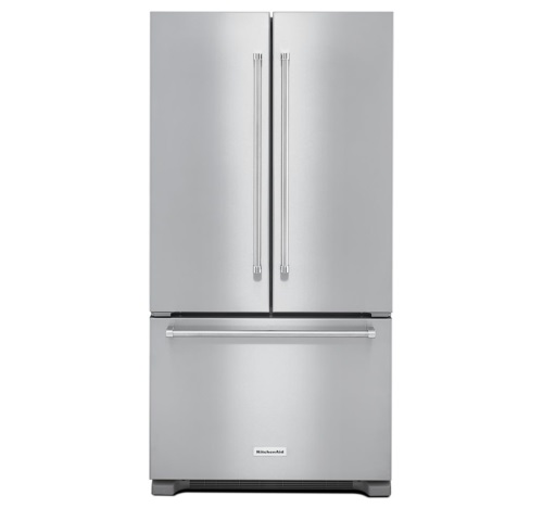KitchenAid® 22 cu.ft. 36-Inch Width Counter Depth French Door Refrigerator with Interior Dispenser K KitchenAid® 22 cu.ft. 36-Inch Width Counter Depth French Door Refrigerator with Interior Dispenser K