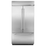 KitchenAid® 24.2 Cu. Ft. 42" Width Built-In Stainless French Door Refrigerator KBFN502ESS