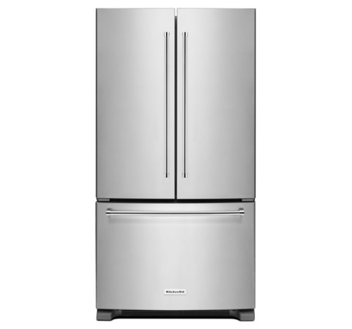KitchenAid® 25 Cu. Ft. 36-Width Standard Depth French Door Refrigerator with Interior Dispenser KRFF KitchenAid® 25 Cu. Ft. 36-Width Standard Depth French Door Refrigerator with Interior Dispenser KRFF