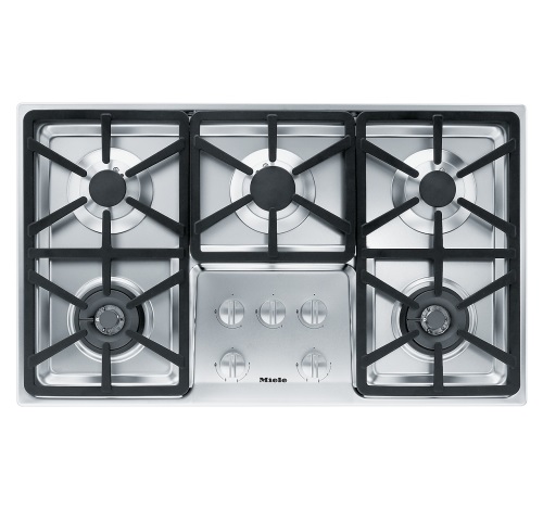 Miele 36" Gas Cooktop W/2 Dual Wok Burners KM3474G Miele 36" Gas Cooktop W/2 Dual Wok Burners KM3474G