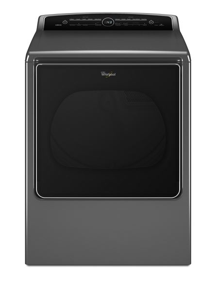 Whirlpool 8.8 cu.ft Top Load HE Electric Dryer with Intuitive Touch Controls, Steam Refresh WED8500D Whirlpool 8.8 cu.ft Top Load HE Electric Dryer with Intuitive Touch Controls, Steam Refresh WED8500D