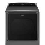 Whirlpool 8.8 cu.ft Top Load HE Electric Dryer with Intuitive Touch Controls, Steam Refresh WED8500D