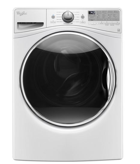 4.5 cu.ft Front Load Washer with Load & Go™ WFW92HEFW Whirlpool 4.5 cu.ft Front Load Washer with Load & Go™ WFW92HEFW