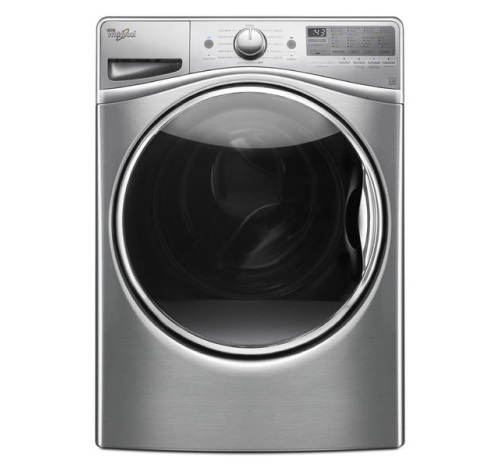 Whirlpool® 4.5 cu. ft. Front Load Washer with Load & Go™ Bulk Dispenser - Diamond Steel WFW92HEFU