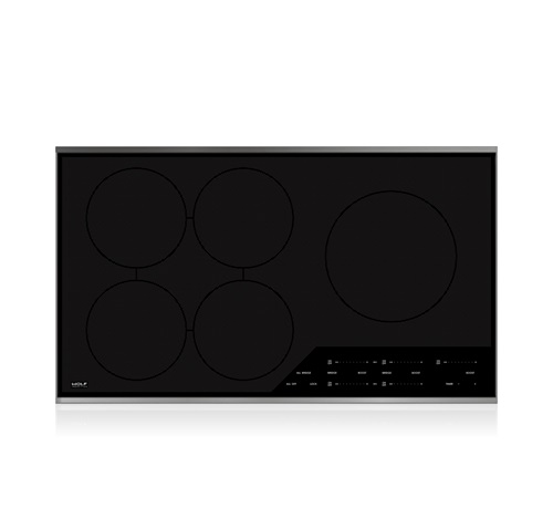 Wolf 36" Induction Cook Top with Stainless Steel Trim CI365T/S Wolf 36" Induction Cook Top with Stainless Steel Trim CI365T/S