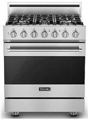 Viking 30" Sealed Burner Self-Cleaning Dual Fuel Range